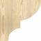 Ekena Millwork Ridgewood Rough Sawn Corbel, Douglas Fir, 6"W x 12"D x 12"H COR06X12X12RID00RDF - alternate 4